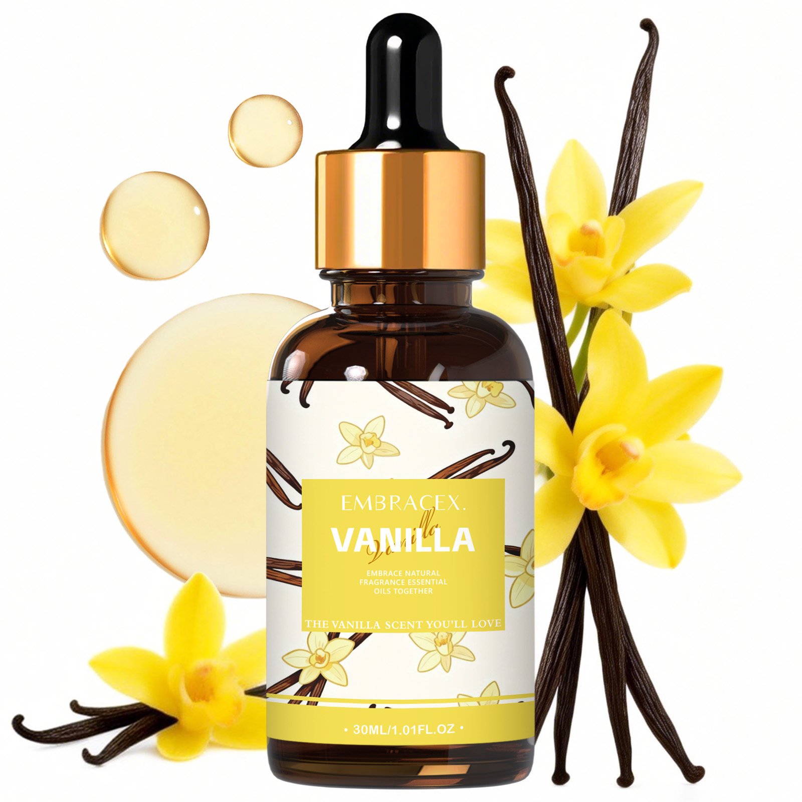 Candle Making Essential Oil - 30ml Vanilla Fragrance Oils For Diffusers