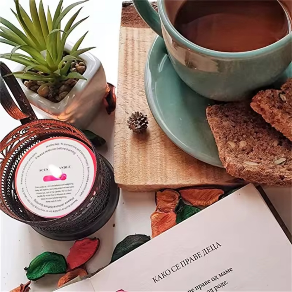 10/50 Pcs Candle Cup Labels Ro - Candle Warning Label ulasan dan harga