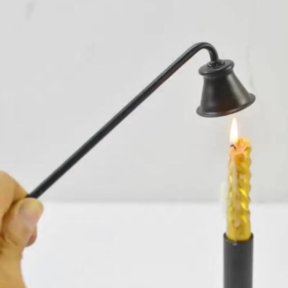 Vintage Bell-shape Candle Snuf - Candle Warning Label ulasan dan harga