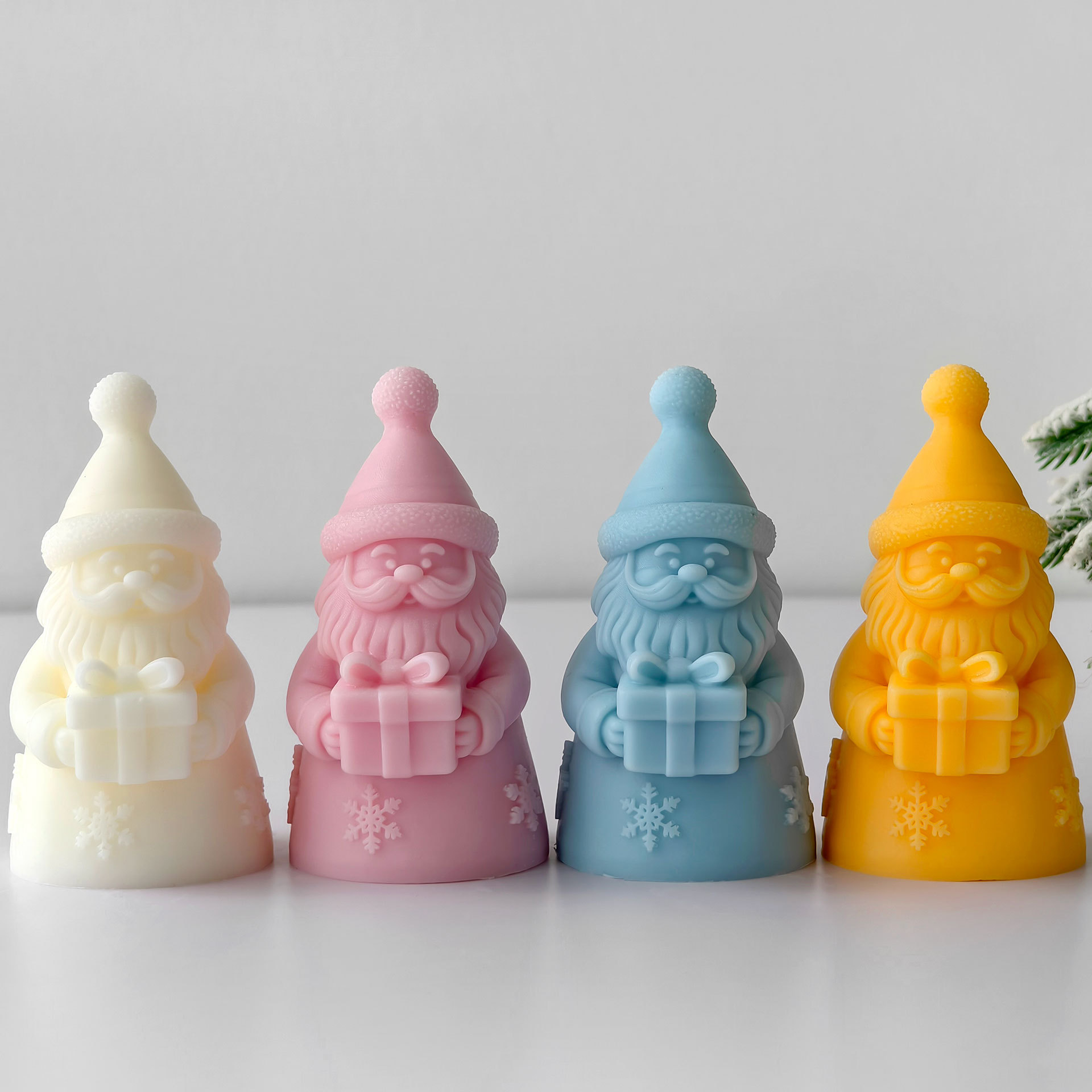 Santa Claus Gift Box Silicone  - Candle Making Course ulasan dan harga