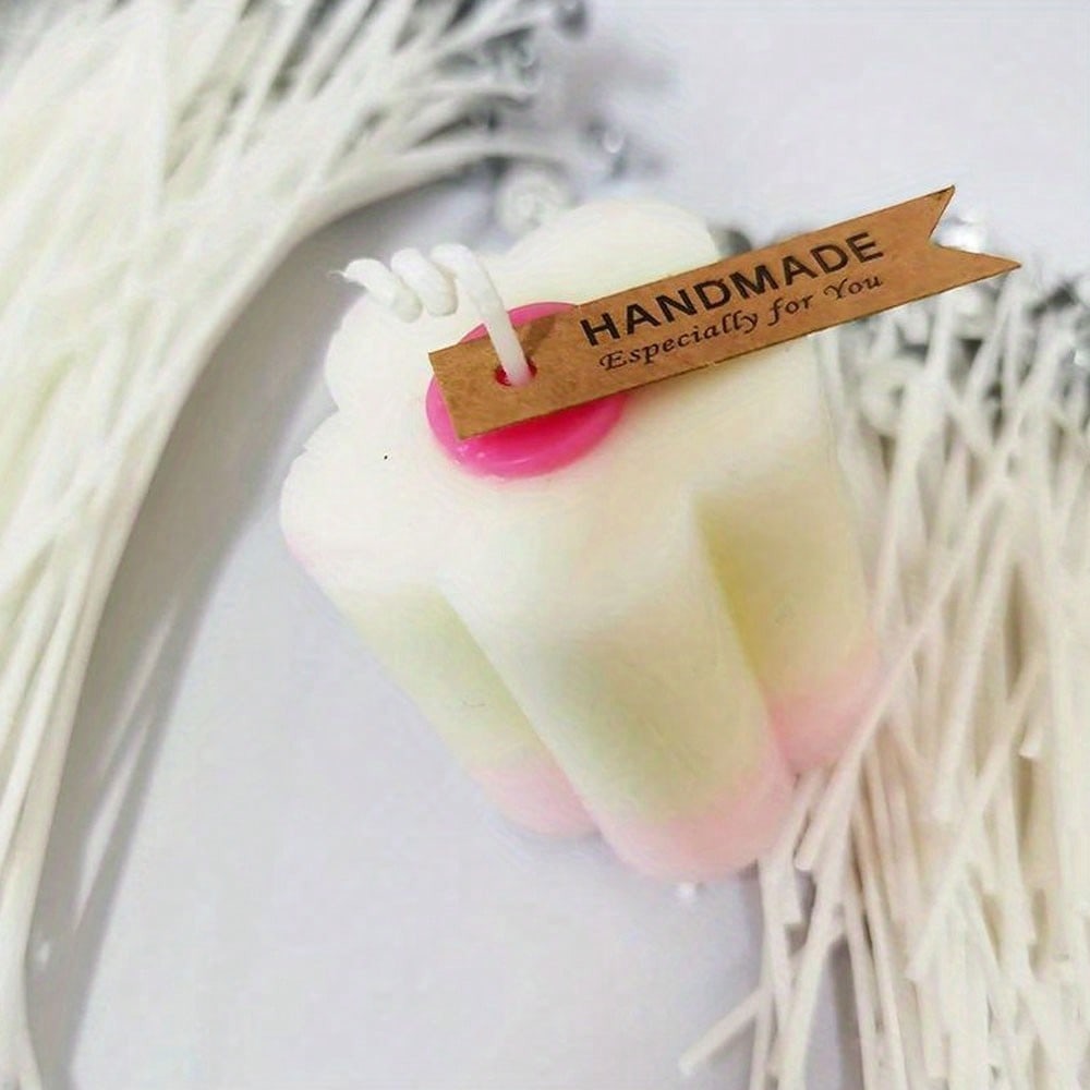 100pcs Candle Wick with Base S - Candle Warning Label ulasan dan harga