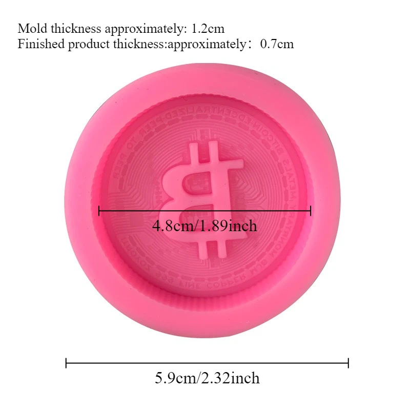 1/3Pcs Currency Logo Soap Sili - Candle Making Products ulasan dan harga
