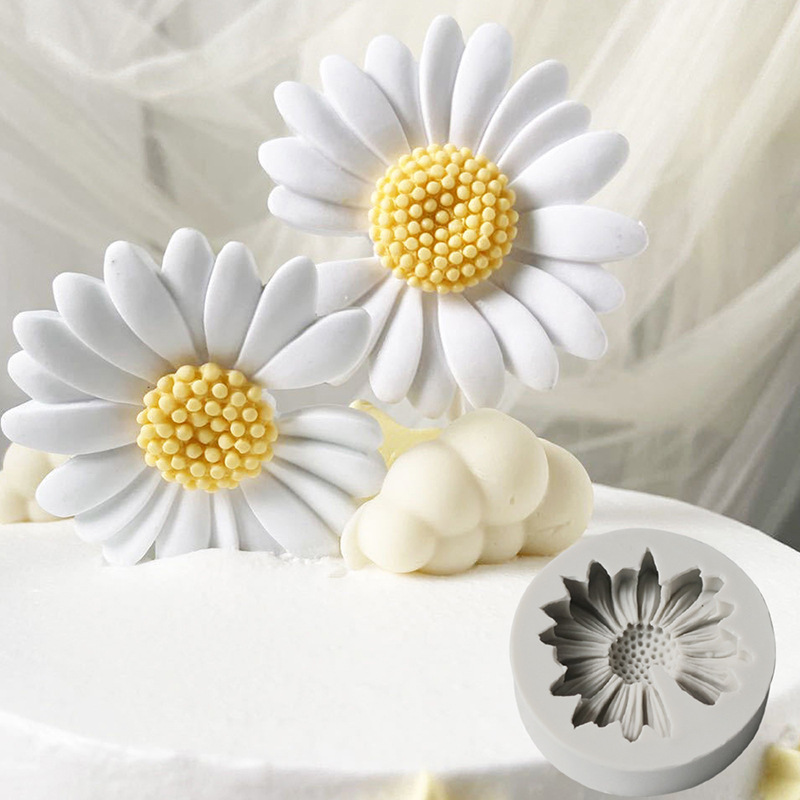 3D Daisy Flower Mold Sun Silic - Candle Making Products ulasan dan harga