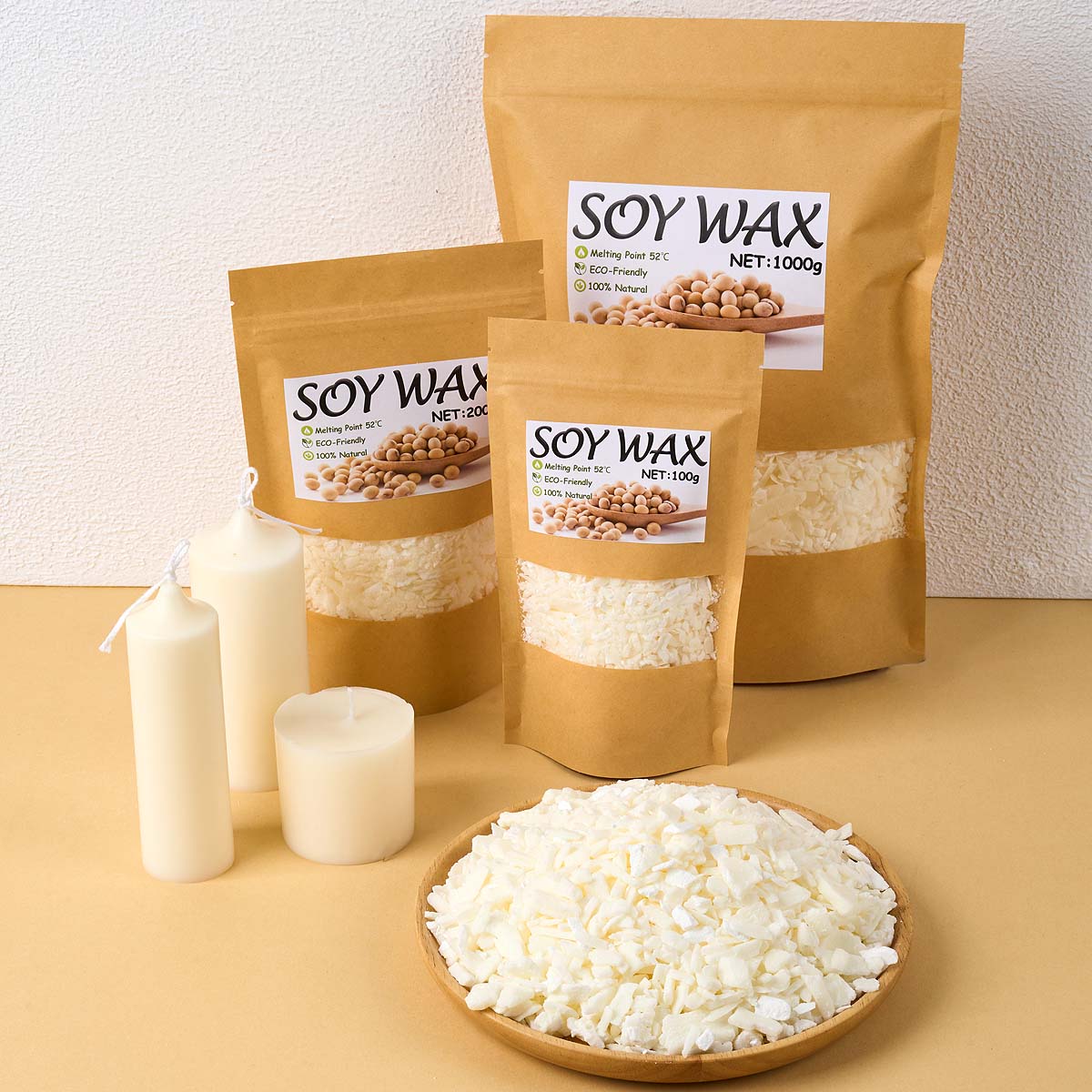 1 Pounds Pure White Soy Wax Fo - Candle Making Factory ulasan dan harga