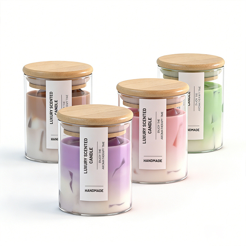 12pcs High Borosilicate Glass  - Candle Warning Label ulasan dan harga