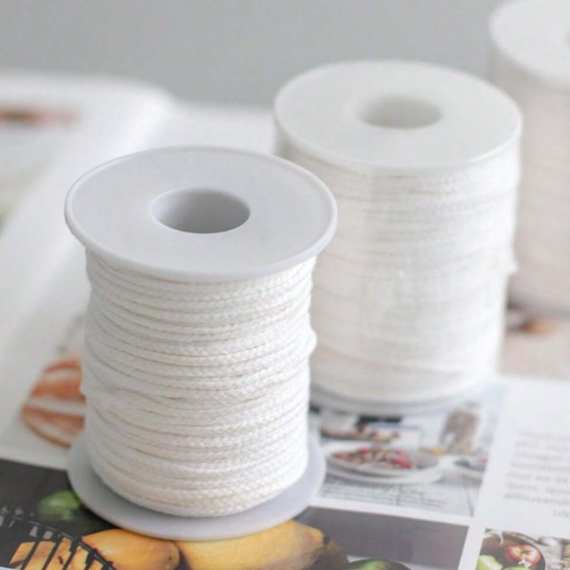 1 Roll Candle Cotton Wicks +10 - Candle Making Glass ulasan dan harga