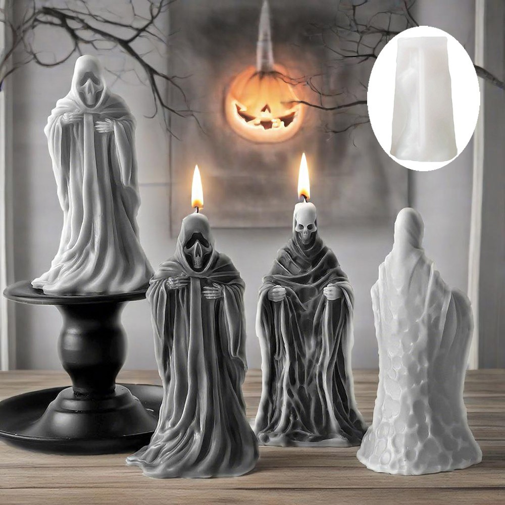 3D Skeleton Scent Candle Silic - Candle Making Course ulasan dan harga