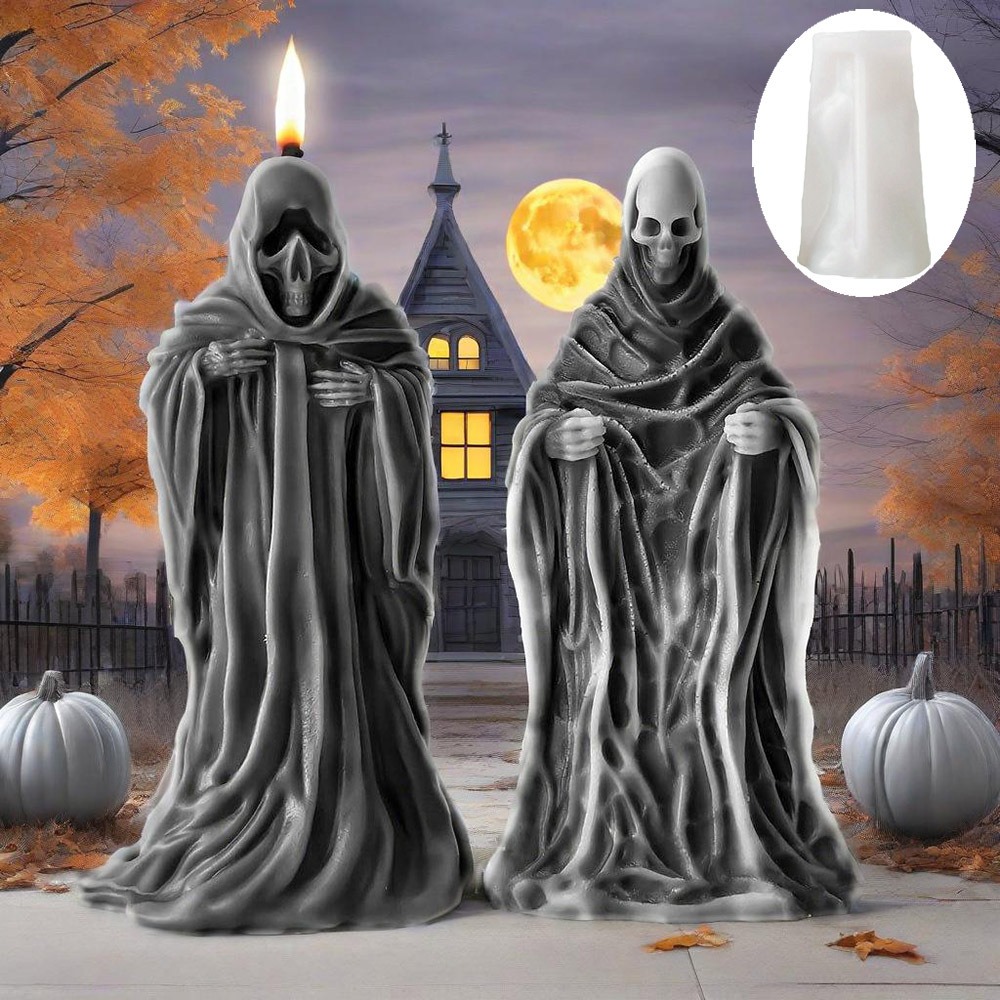3D Skeleton Scent Candle Silic - Candle Making Course ulasan dan harga