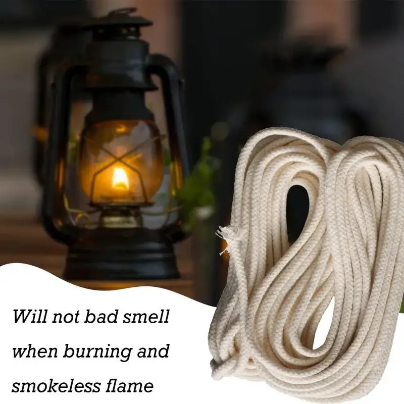 2-8mm Cotton Oil Lamp Wick Str - Candle Making Glass ulasan dan harga