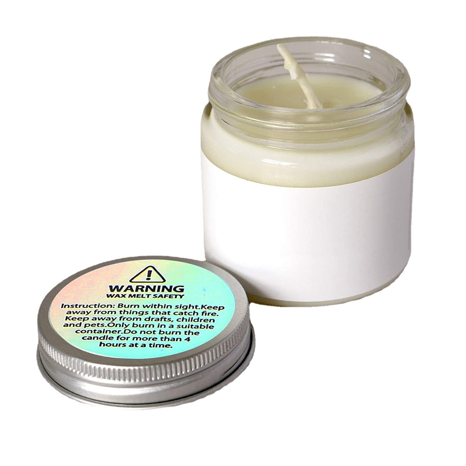 Holographic 96 Pcs Candle Warn - Candle Warning Label ulasan dan harga