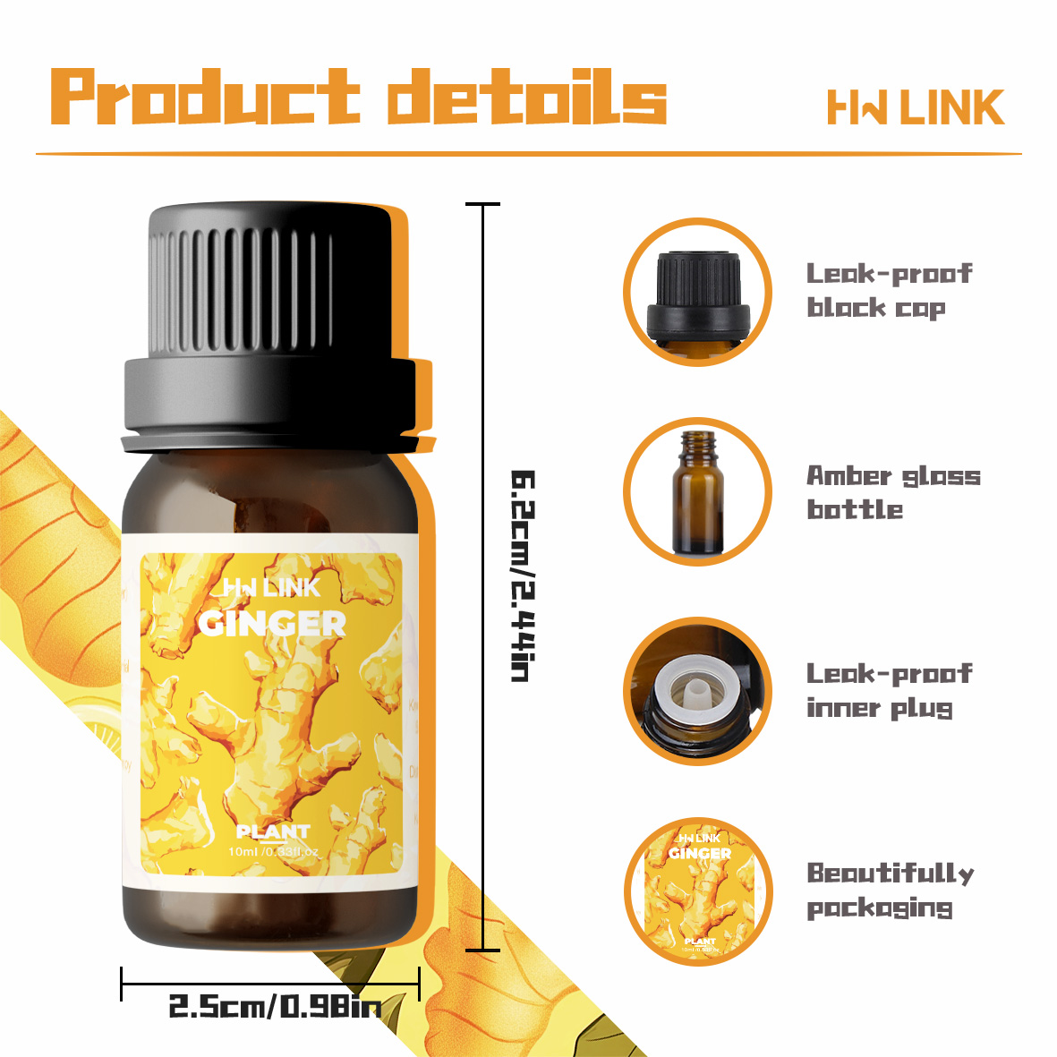 Ginger Oil Pure Natural Ginger - Candle Making Essential Oil ulasan dan harga