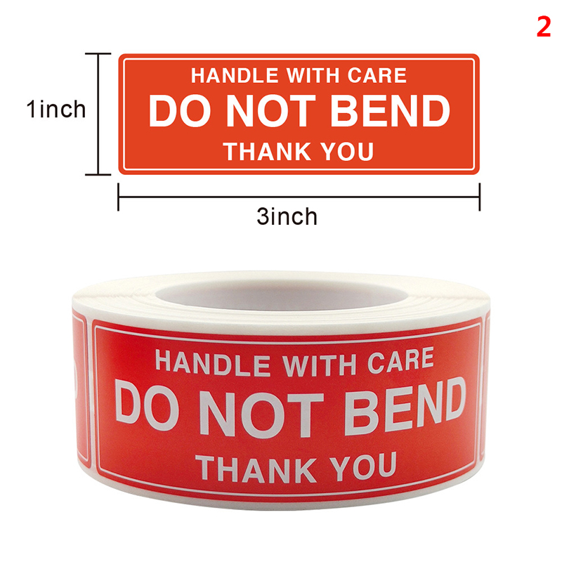 1Roll Fragile Stickers Candle  - Candle Warning Label ulasan dan harga