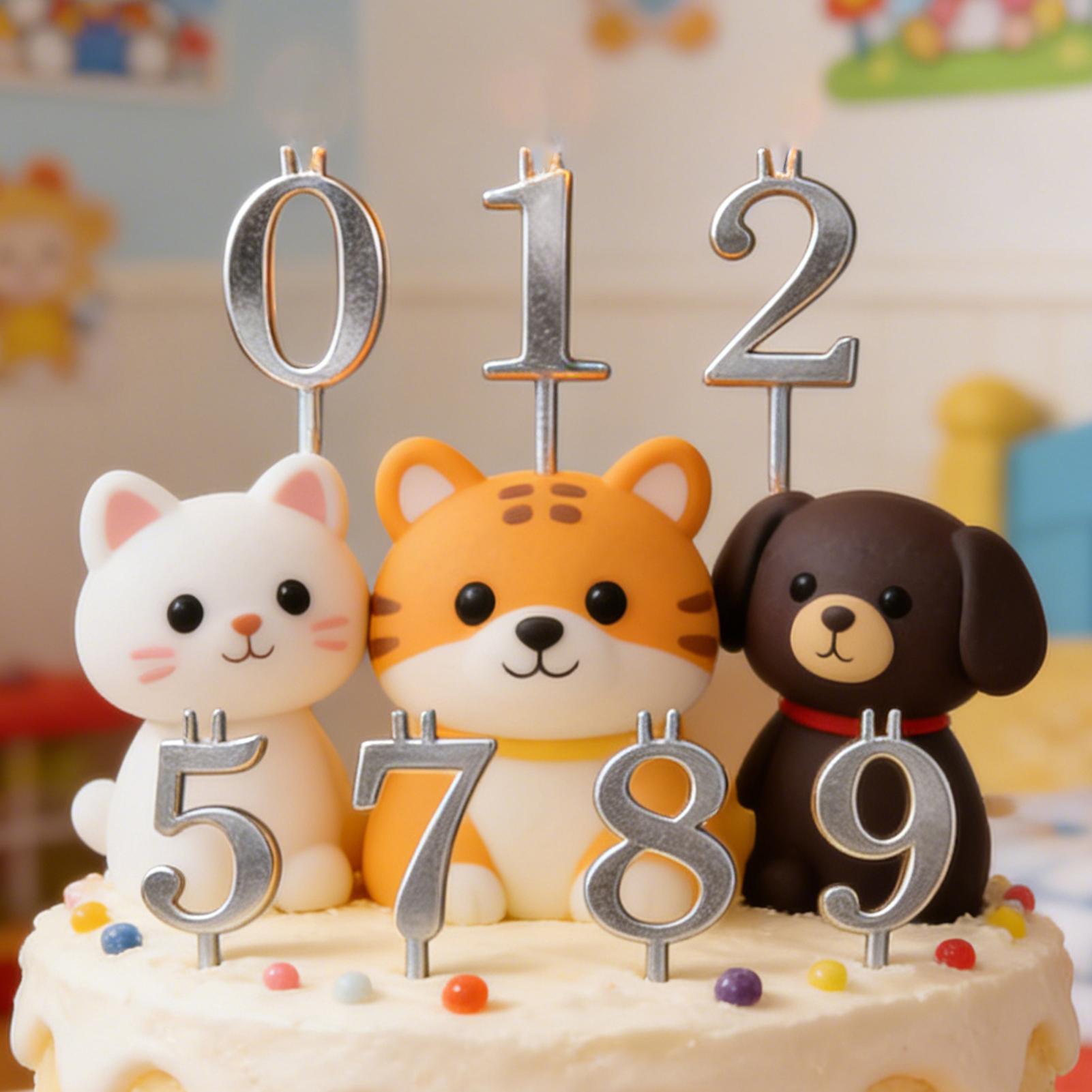 10pcs 0-9 Number Cake Toppers  - Candle Making Tutorial ulasan dan harga